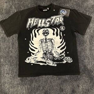 Black Hellstar Graphic T-Shirt